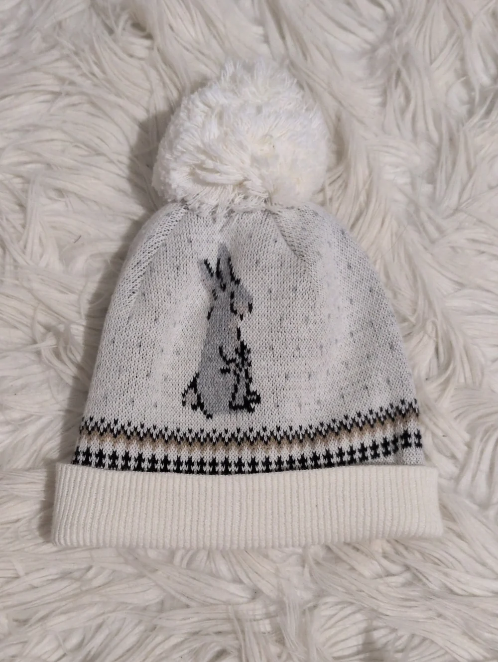 Janie and Jack Baby Bunny Pom Beanie